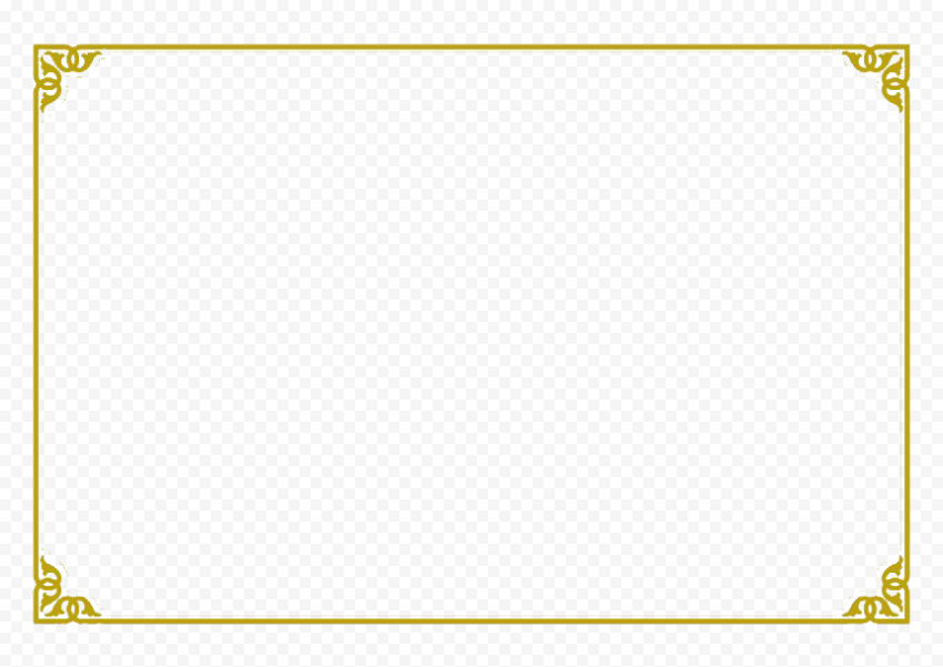 Blank Certificate PNG Image