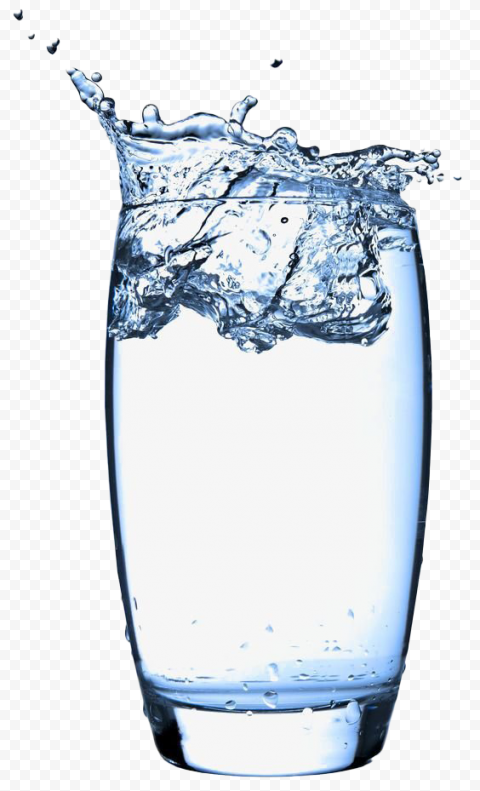 Ice Water Glass Transparent