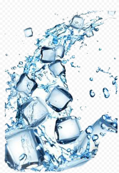 Ice Water PNG High Quality Image