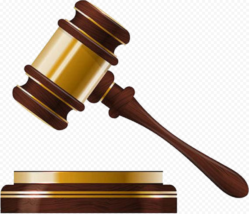 Gavel Justice PNG Transparent Image