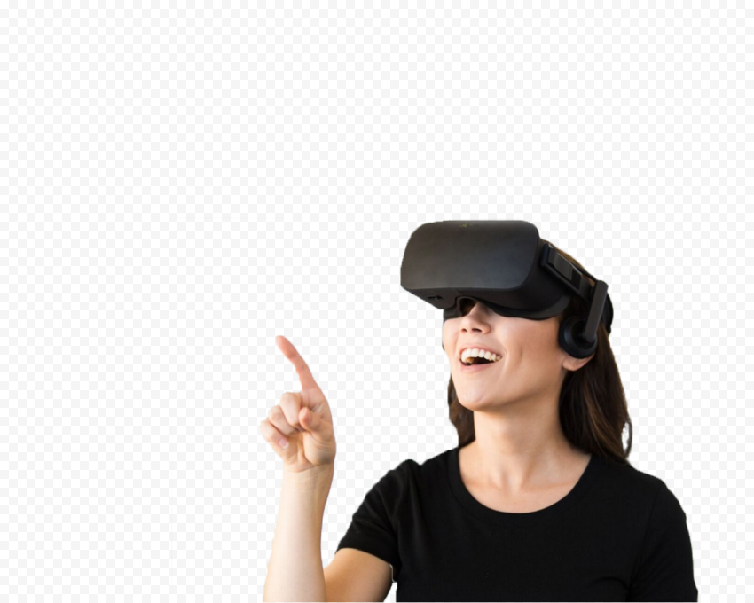 Oculus Rift HTC Vive Virtual reality Virtual world, dame, microphone, hat, htc Vive png