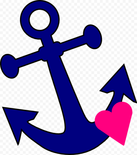 Nautical Anchor Transparent Background