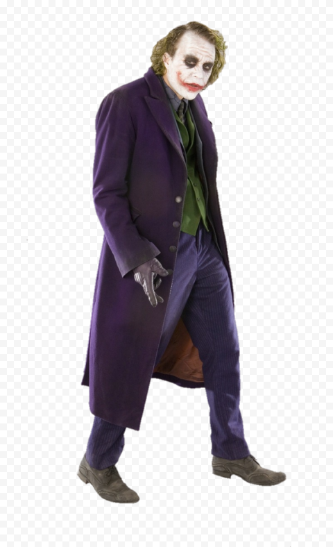 Cosplay Joker Transparent Background