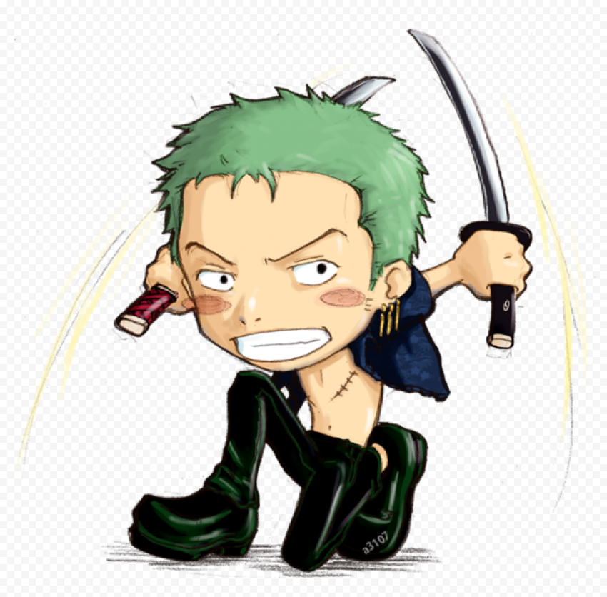 One Piece Chibi PNG Transparent Image