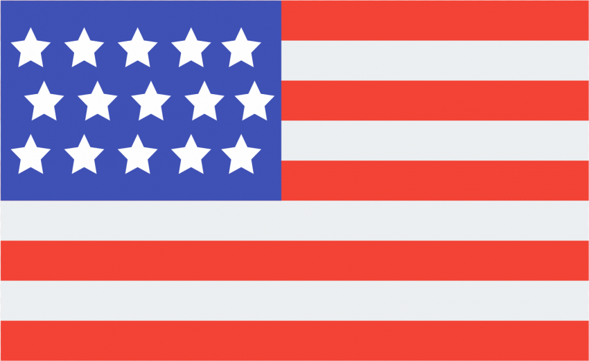 USA Flag Transparent PNG