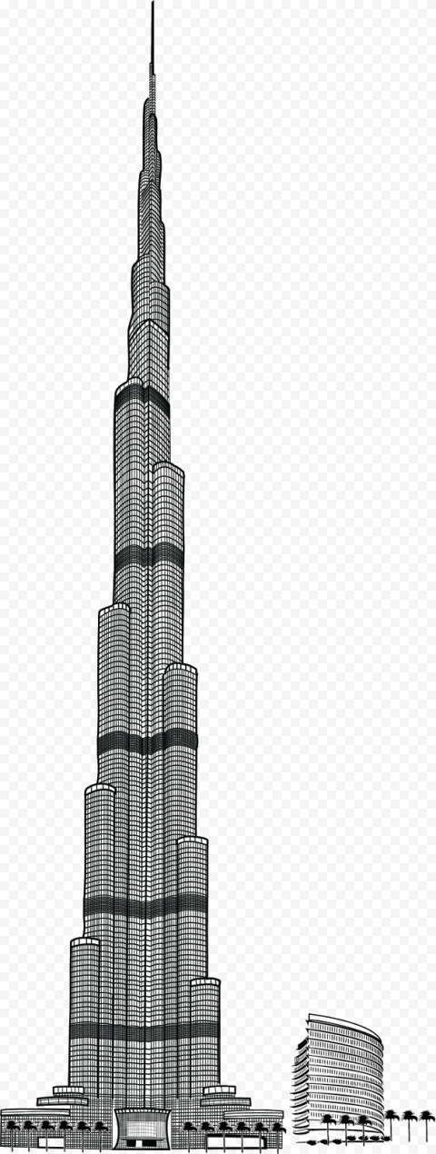 Burj Khalifa PNG Pic