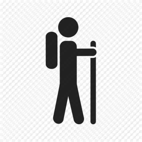 Adventure Hiking Vector PNG