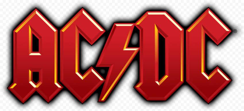 AC DC PNG Isolated Image