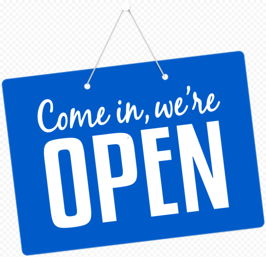 Open Sign Transparent Background