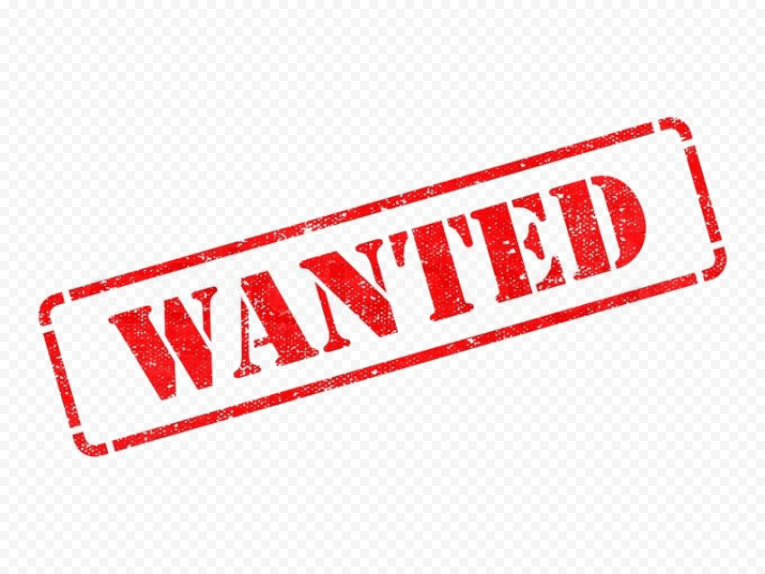 Wanted Stamp PNG Image
