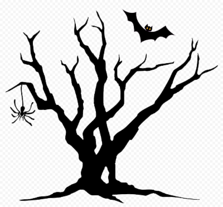 Halloween Tree PNG HD