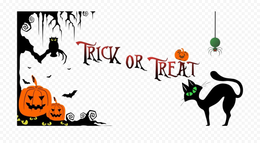 Halloween Banner PNG HD