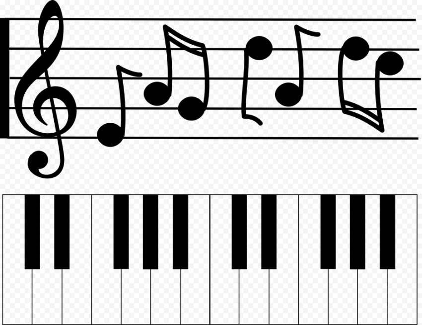 Piano Music Keyboard PNG Transparent Image