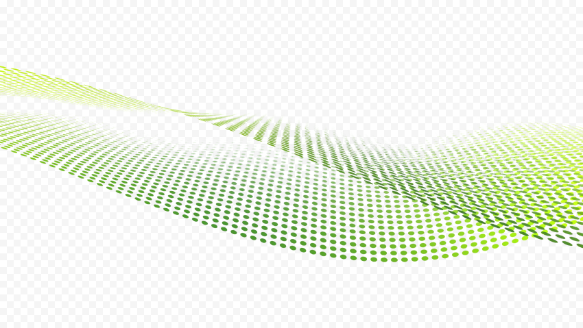 Green Wave PNG Background Image