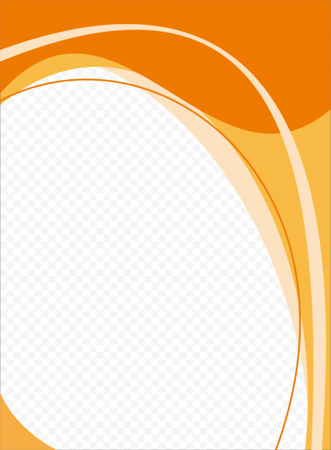 Orange Wave PNG Pic