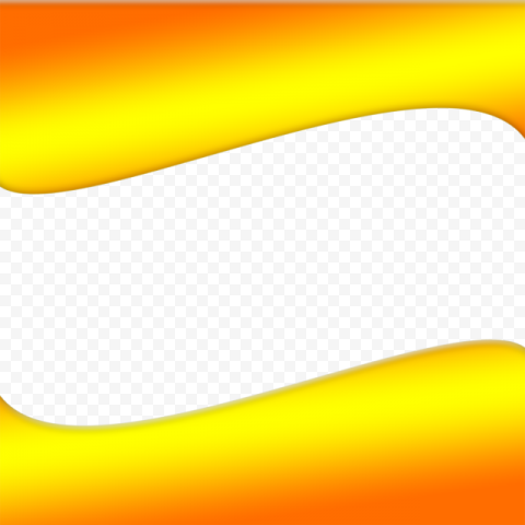 Yellow Wave PNG Transparent Image