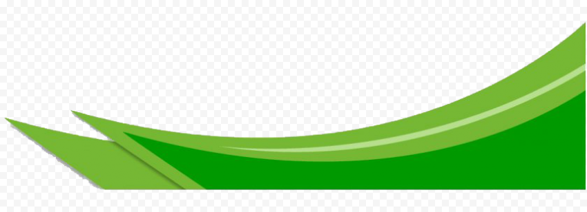 Vector Green Wave Transparent PNG