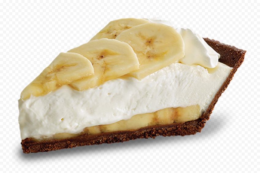 Banana Slice Cake Transparent PNG