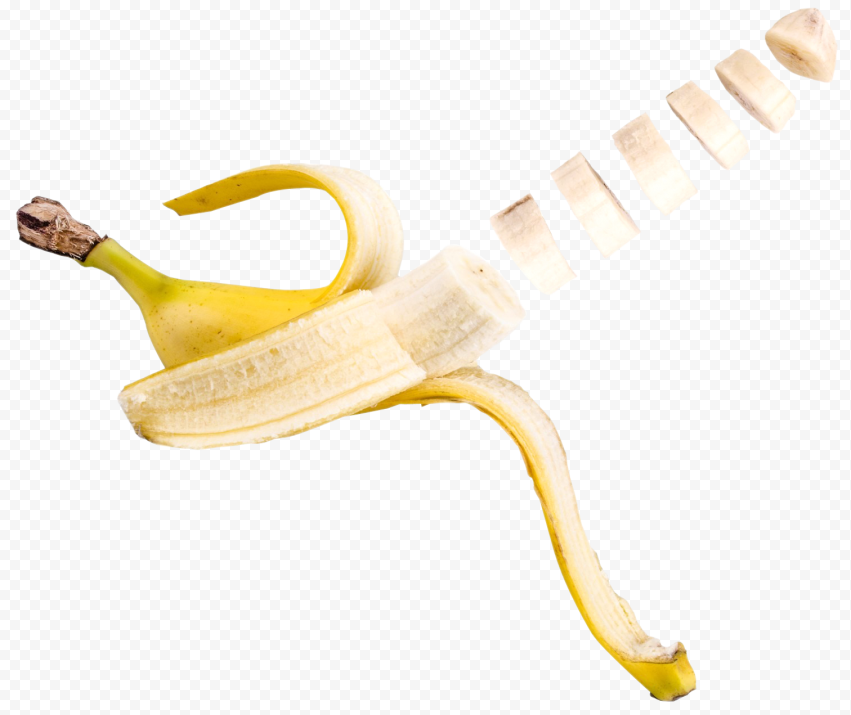 Banana Slice Fresh Transparent PNG