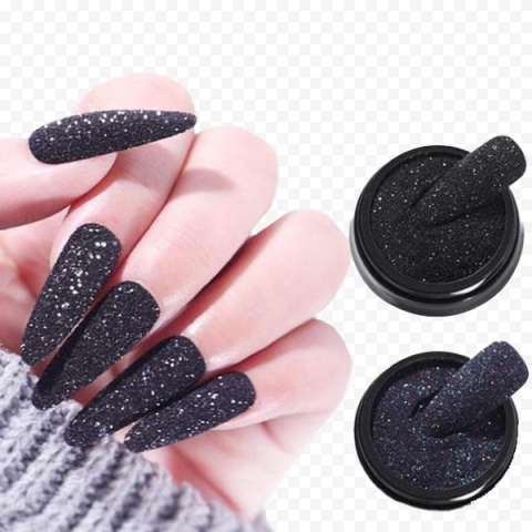Glitter Nail PNG Transparent Image