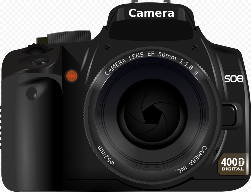 Photo Camera PNG Clipart