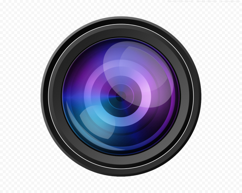 Video Camera Lens PNG Transparent Image