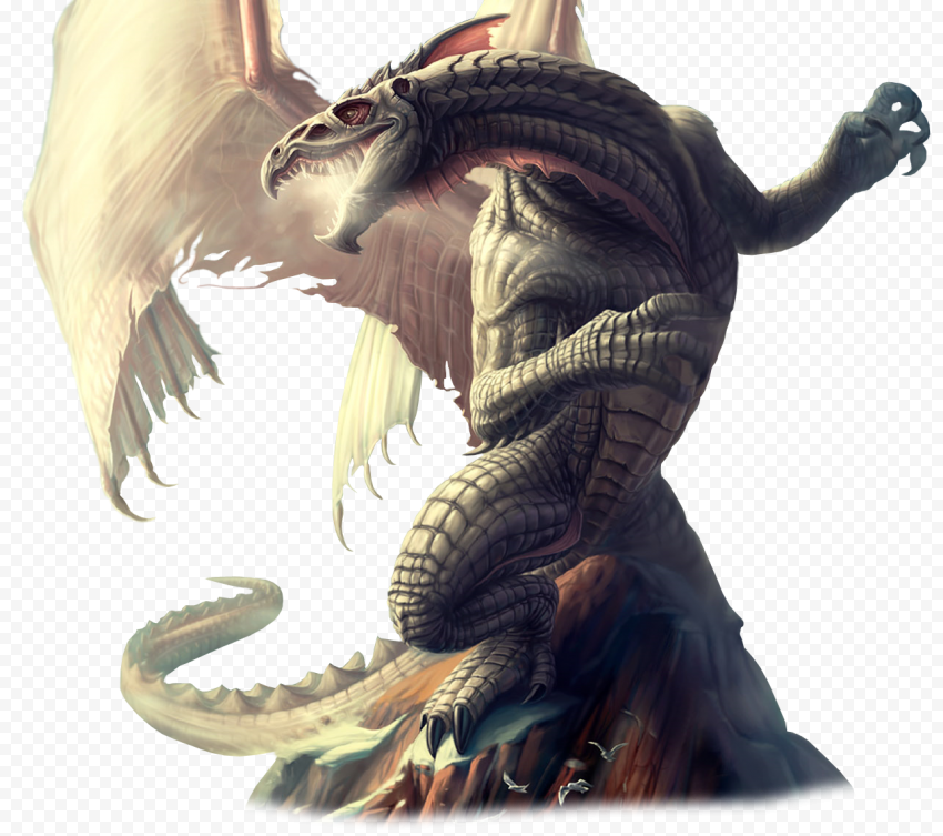 Fantasy Dragon PNG Transparent Image