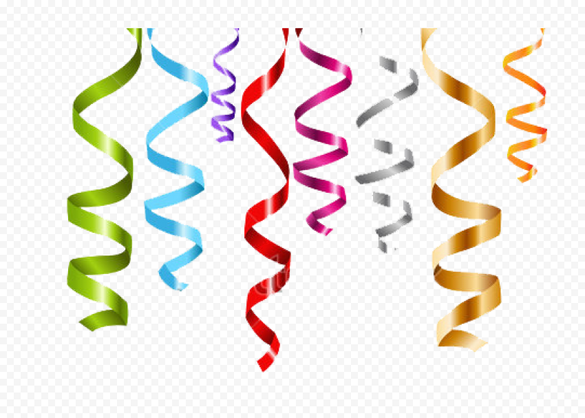Streamer PNG Transparent Images