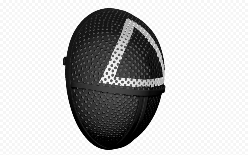 Squid Game Black Mask PNG Isolated Pic