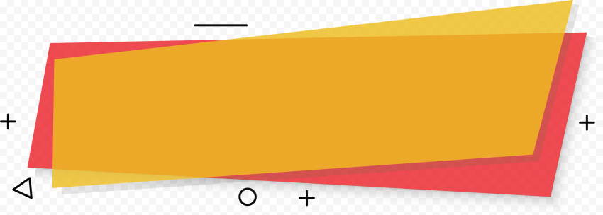 Text Banner PNG Transparent Picture