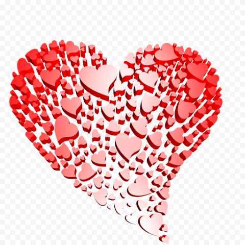 Love Artwork Heart Background PNG