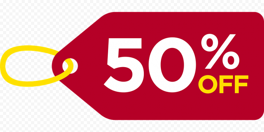 50 Off PNG HD Isolated