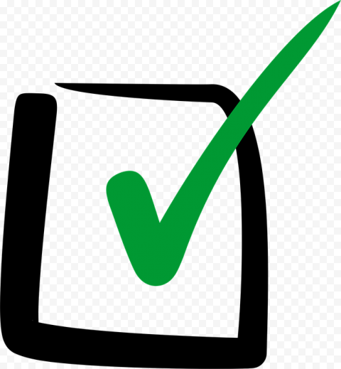 Tick Green Check Mark Transparent PNG