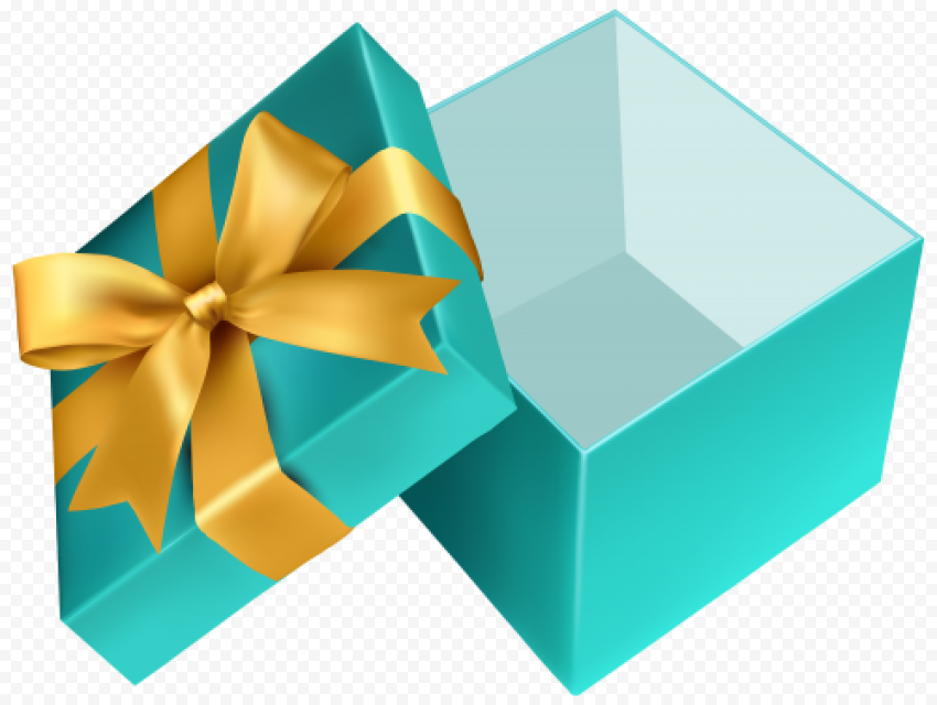 Open Christmas Gift PNG Clipart