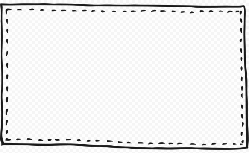 Text Border Transparent Background