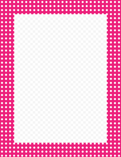 Fuchsia Border Frame PNG File