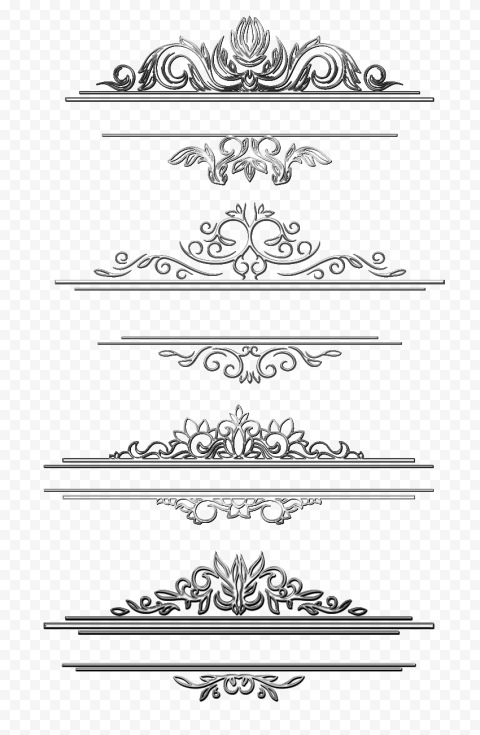 Pattern Border Background PNG