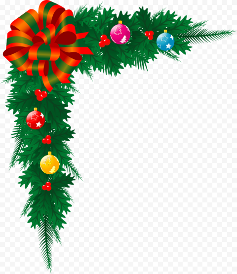 Christmas Branches PNG Transparent Image
