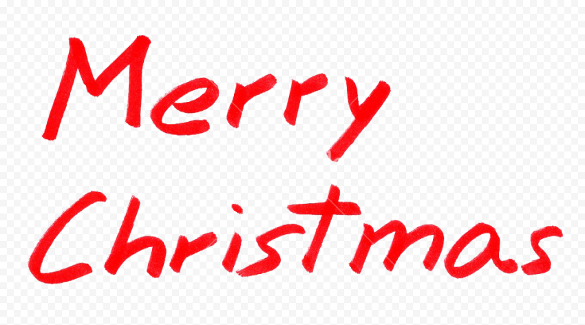Christmas Text PNG Photo