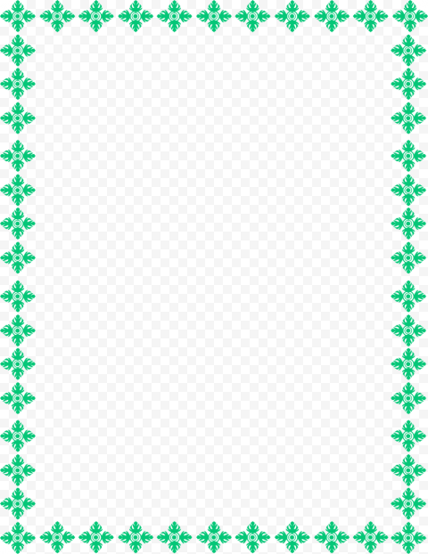 Teal Frame Clipart Transparent Background