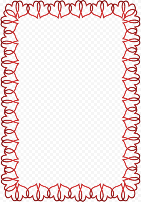 Clipart Valentines Day Border Frame PNG