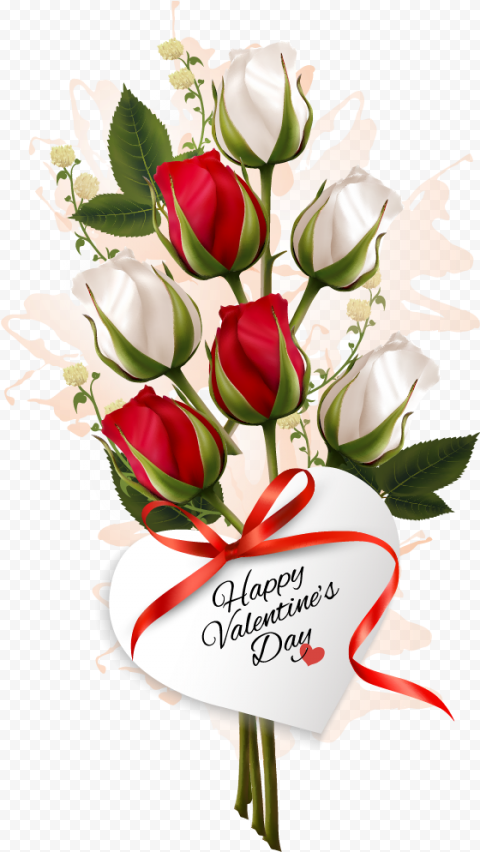Love Valentines Day Rose PNG Transparent Image