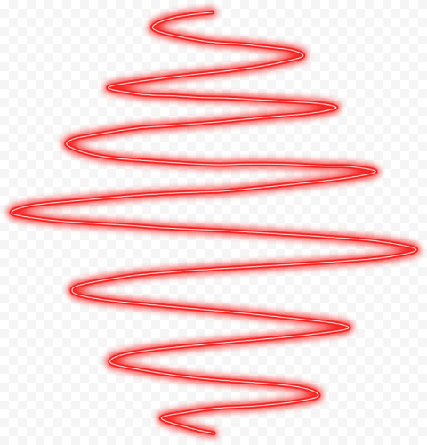 red neon lines