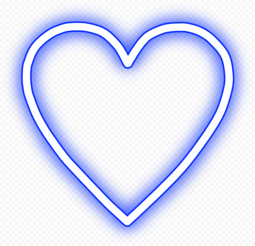 pink neon heart
