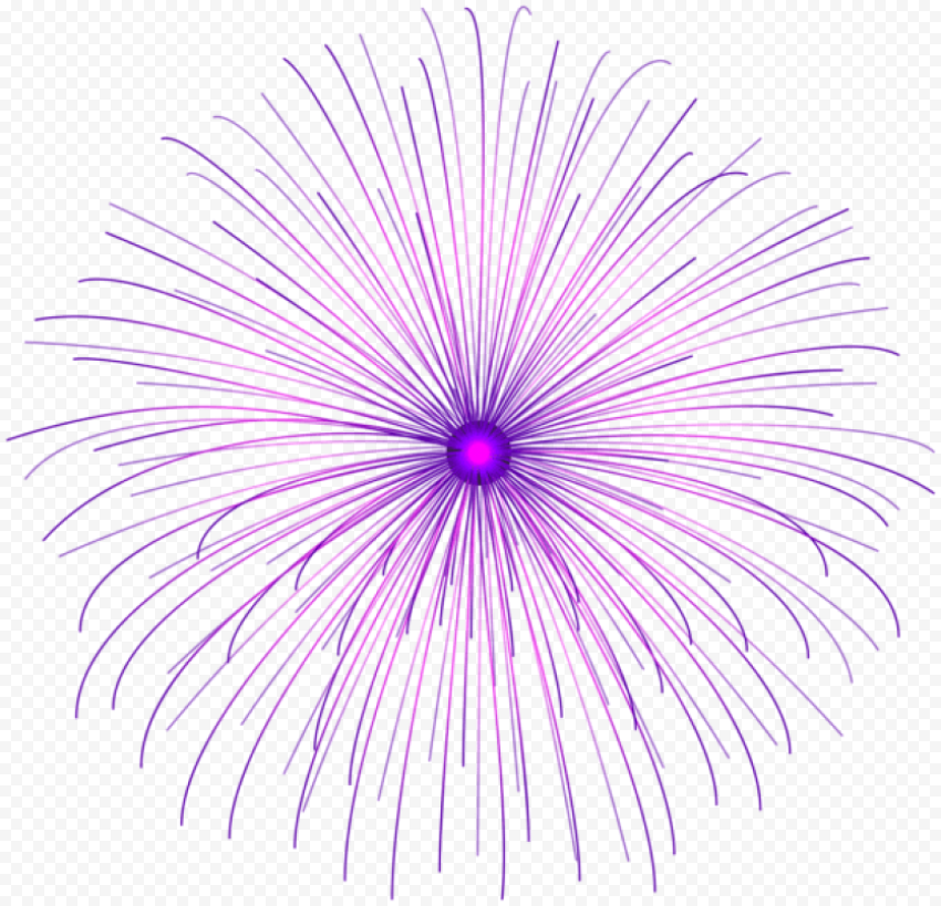 purple firework circle