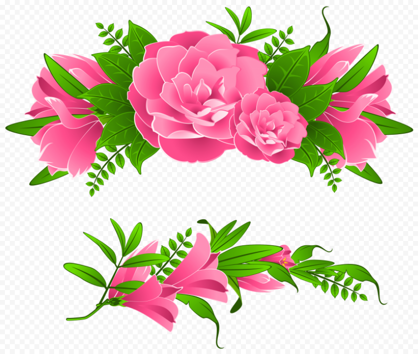 flowers borders free 3128x2649