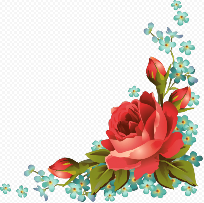 roses frames and borders 1032x1024