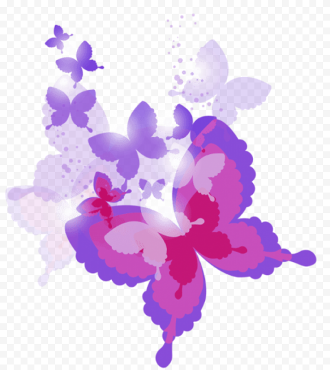 deco butterflies clipart