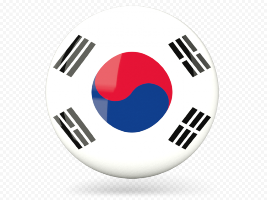 Round South Korea flag art, Flag of South Korea North Korea 2018 Winter Olympics, korea flag, flag, logo, national Flag