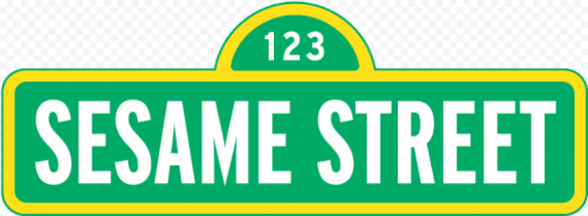 thank you sesame street sign PNG image with transparent background
